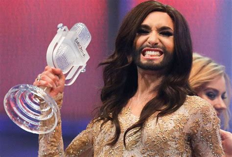 austrian drag queen conchita wurst wins eurovision song contest eurovision song contest