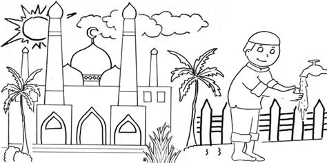 √Gambar Mewarnai Islami Anak TK dan SD Terbaru 2020 - Marimewarnai.com