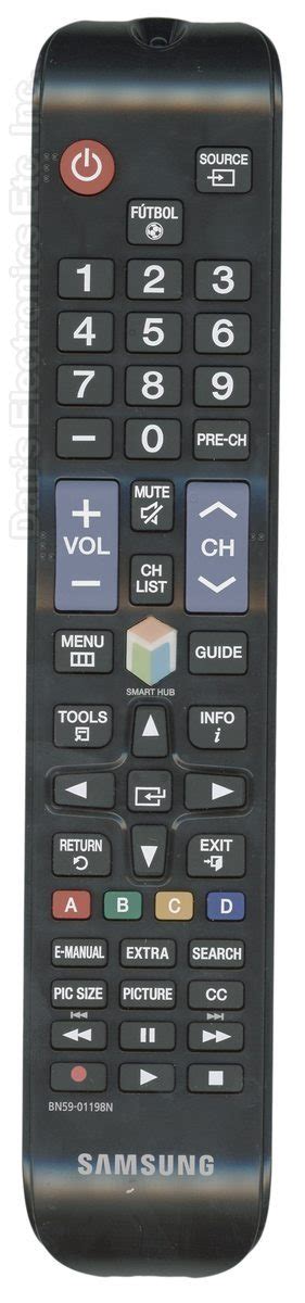 Buy Samsung Bn59 01198n Bn5901198n Tv Tv Remote Control