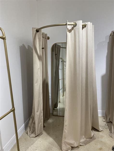 Curved Fitting Room Curtain Rods Etsy Store Design Boutique Boutique Interior Boutique