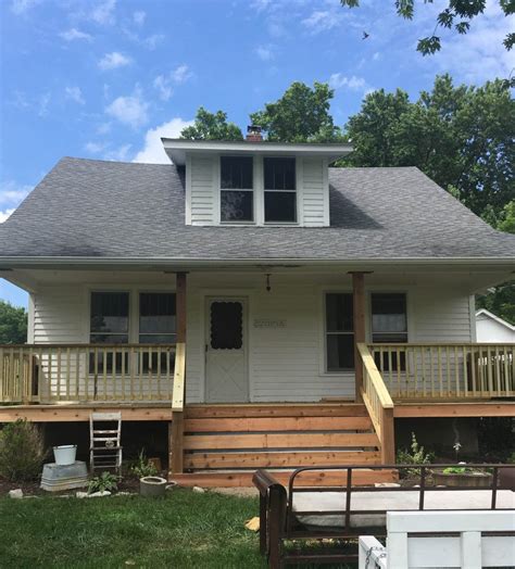 Homeowners often contact acme concrete to raise and repair their settled front porch slabs after they've been cited in a home inspection. How to Cover Concrete Steps with Wood | Porch railing ...