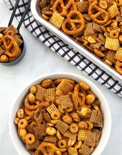 Homemade Texas Trash Spicy Chex Mix Recipe Dairy Free
