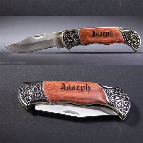 Personalized Pocket Knife Hunting Knife T For Men Fathers Day