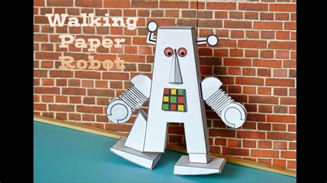 Walking Paper Robot Youtube