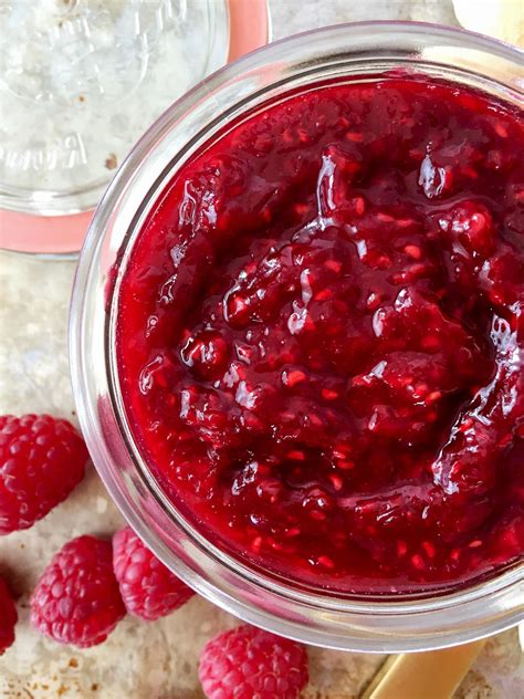 Easy 2 Ingredient Raspberry Jam A Pretty Life In The Suburbs