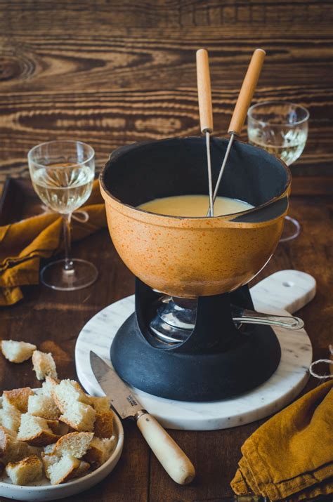 Fondue Suisse moitié-moitié aux 2 fromages