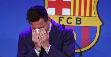 Video Entre Lagrimas Discurso De Messi En Despedida Del Barcelona Siempre En La Noticia