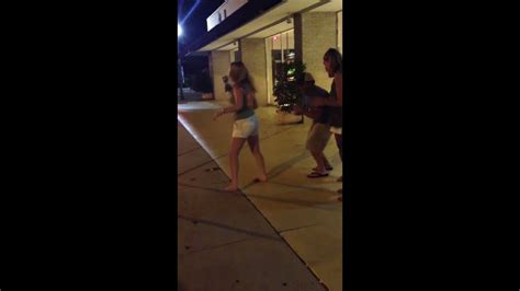 Homeless Guys Tries To Have Sex With Random Drunk Girl In The Street