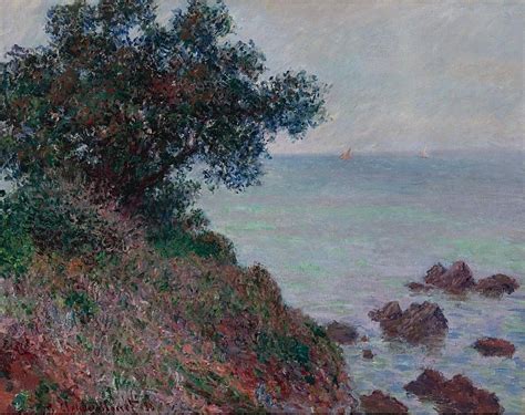 Claude Monet Mediterannian Coast Grey Weather 1888 — Sothebys