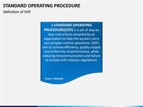 Standard Operating Procedure Powerpoint Template