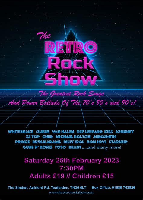 The Retro Rock Show Sinden Theatre