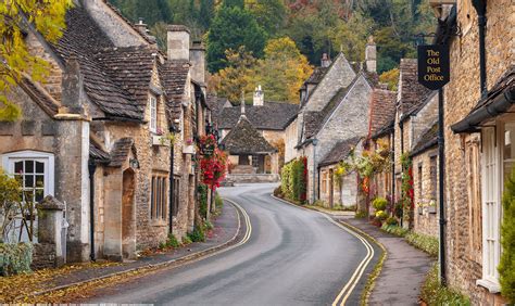 Castle Combe Wiltshire England In The Autumn Aka The Prettiest