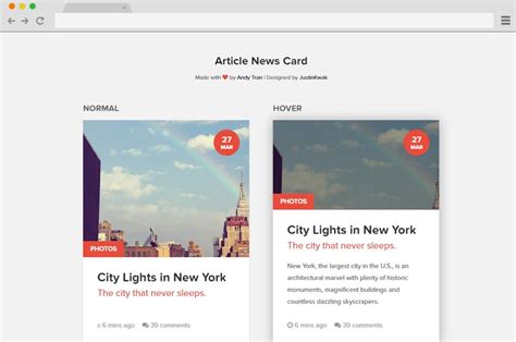 We did not find results for: 35+ Material Design Cards For a Realistic Feel On Your Site 2020