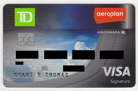 Thu, aug 26, 2021, 11:56am edt TD Bank Aeroplan Credit Card Back | Travel with Grant