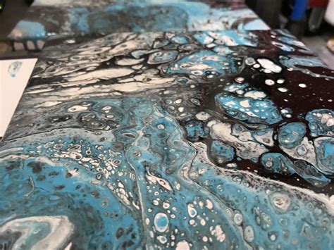 How To Do A Dirty Pour With Acrylic Paint Barry Morrises Coloring Pages