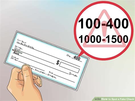 Ask yourself if the check source is legit if you receive a check in the mail or from someone you didn't contact, take time to investigate who's giving you money and why. How to Spot a Fake Check: 14 Steps (with Pictures) - wikiHow