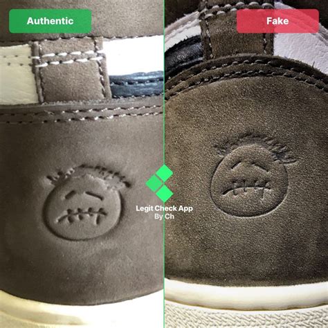 Nike travis scott air force 1 low cactus jack real vs fake! How To Spot The Fake Vs Real Travis Scott Jordan 1 - 12 ...