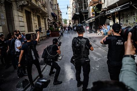 Turkish Police Fire Rubber Bullets Tear Gas At Lgbt Parade