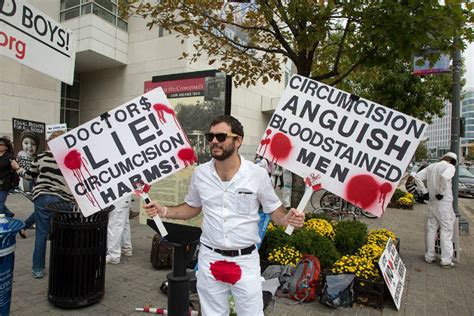 Deep Cuts Anti Circumcision Activists Protest Pediatricians Dcist