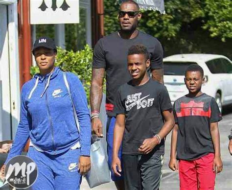 Checkout Photo Of Basketball Star Lebron James With His Beautiful