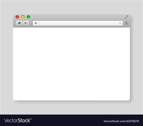 Design Internet Browser Template Royalty Free Vector Image