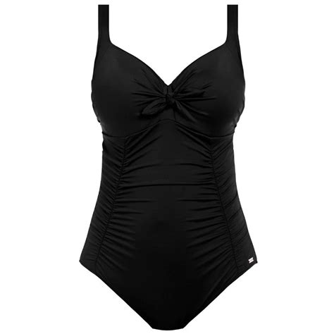 fantasie swim marseille one piece swimsuit black fs6699blk poinsettia uk