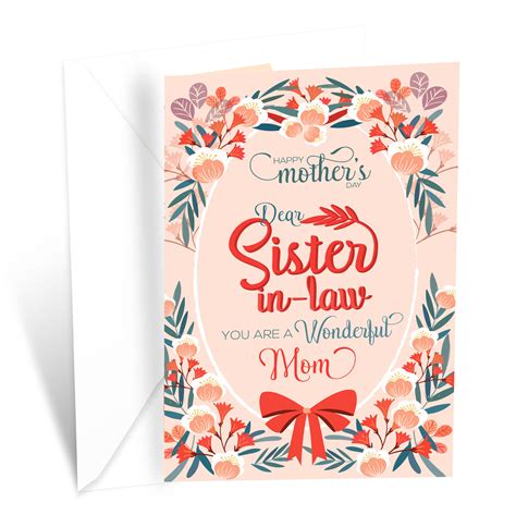 Sister In Law Mothers Day Card — Prime Greetings