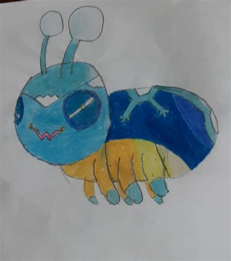 Chilarve The Icy Bug Pokémon By Biometrygd On Newgrounds