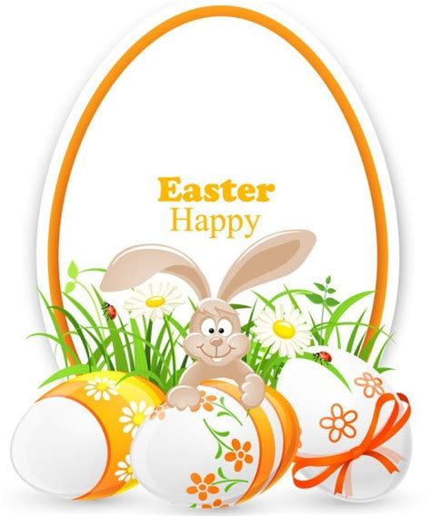 Free Elegant Vector Happy Easter Elements 03 Titanui