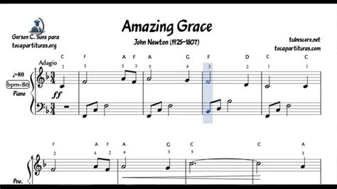 Learning to play the piano is much easier with these easy piano. Amazing Grace Easy Sheet Music for Piano Beginners - YouTube