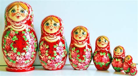 Matryoshka 7pcs 21cm Nesting Doll Russian Doll Russian