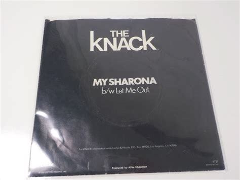 The Knack My Sharona Original 1979 45 Single Record With Sexy Etsy