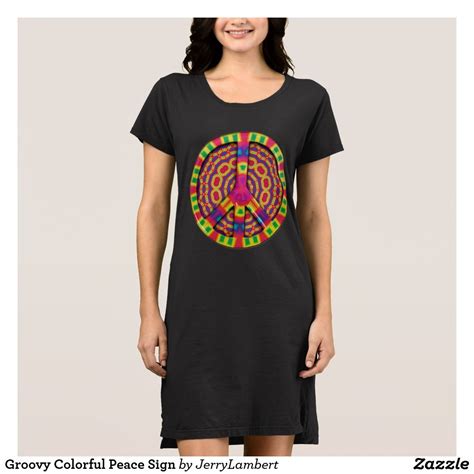 Groovy Colorful Peace Sign Dress Affiliate Link Flowerwomensdress
