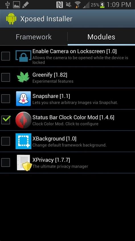 Xposed, by xda developer rovo89, is a framework for your samsung galaxy s4 (or other android device) that lets you add tweaks and customizations to then check the box next to wanam xposed (or whichever module you want to activate). How to Customize the Crap Out of Your Samsung Galaxy Note 2's Status Bar - Galaxy Generation
