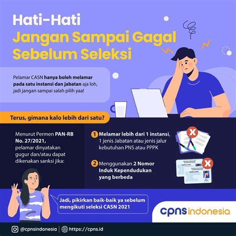 Untuk menjadi pegawai negara sipil (pns), kamu harus melewati seleksi, dan ada beberapa dokumen yang harus disiapkan untuk daftar seleksi cpns 2021. Cara Daftar CPNS 2021di https://sscn.bkn.go.id. Begini ...