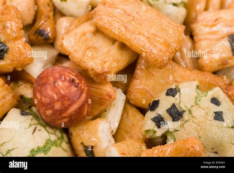 Japan Rice Crackers High Resolution Stock Photography And Images Alamy