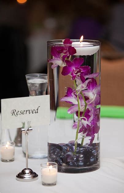 Simple and Inexpensive Orchid Wedding Centerpieces | A Wedding Blog