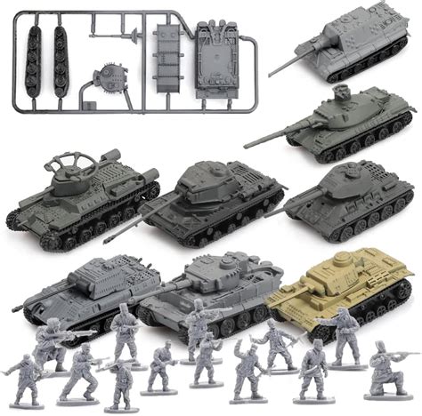 Amazon Com Viikondo Pcs World War Ii Tank Playset And Pcs Army Men