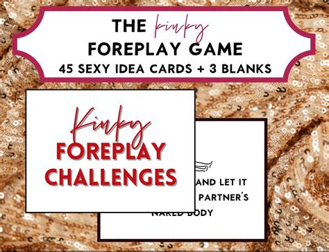 Kinky Foreplay Game Sex Games Naughty T For Him Sexy Etsy