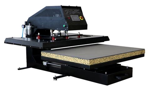 Aphd 43 Pneumatic Large Format Heat Press With Pluggable Heat Platen