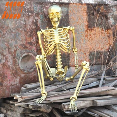 65 Halloween Props Hanging Golden Ghost Skeleton Scary