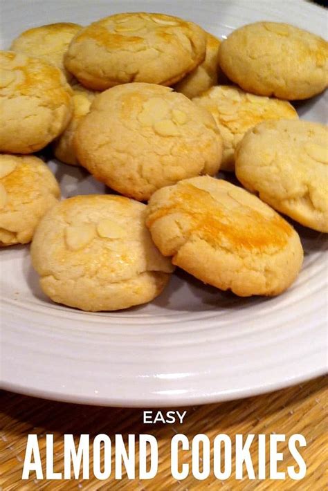 It's so versatile you can serve it for dessert, breakfast or brunch. Easy Almond Cookies - Organized Island