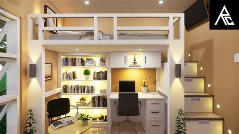 Amazing Loft Bed Idea For Small Rooms Youtube