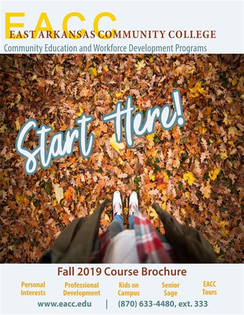 Looka logo maker will use these as inspiration and start to generate custom logo designs. EACC 2019 Fall Brochure Community Education and Workforce ...