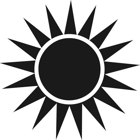 Sun Icon Png White