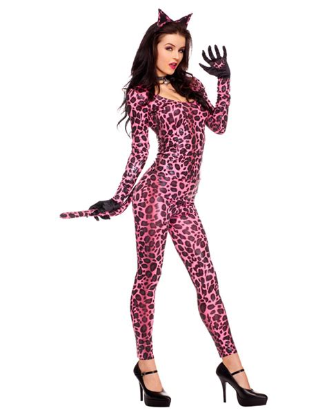 Fierce Feline Pink Leopard Costume