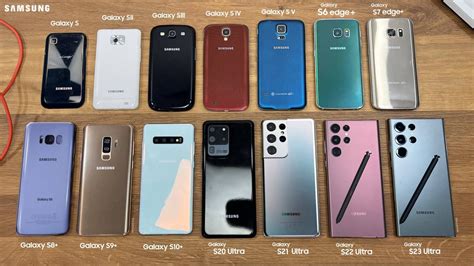 Todos Los Samsung Galaxy S Galaxy S1 S23 Ultra Samsung Members