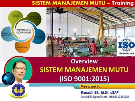 Overview Sistem Manajemen Mutu Iso 90012015 Training Sistem