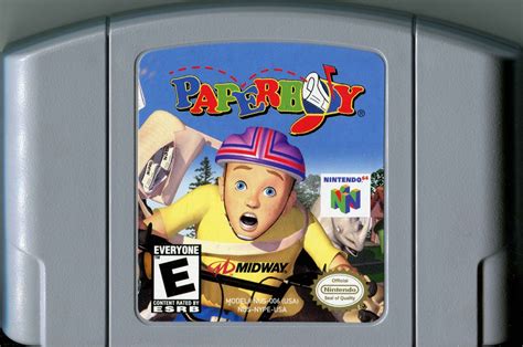 Paperboy 1999 Nintendo 64 Box Cover Art Mobygames