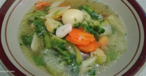 Kembang kol kerap menjadi bahan andalan bagi orang yang ingin memulai hidup sehat. 4.324 resep sayur sop bening enak dan sederhana - Cookpad